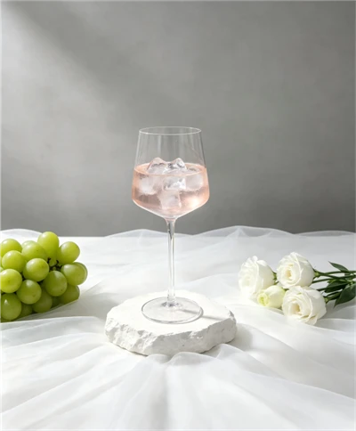Prozirna odvojiva plastična čaša za vino