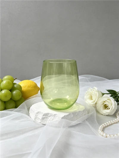 Veleprodaja Mint Green plastičnih čaša za vino bez stabljike